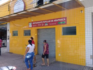 Restaurante Popular de Arapiraca está há 4 meses com as portas fechadas