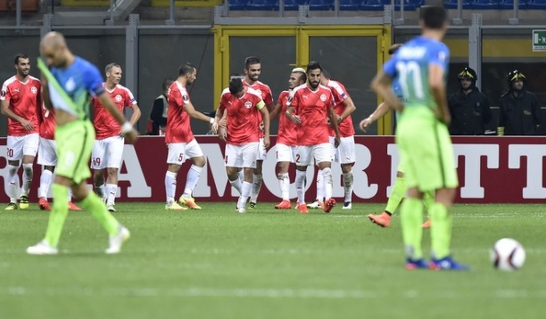 Time de Lúcio Maranhão vence Inter de Milão na estreia da Liga Europa