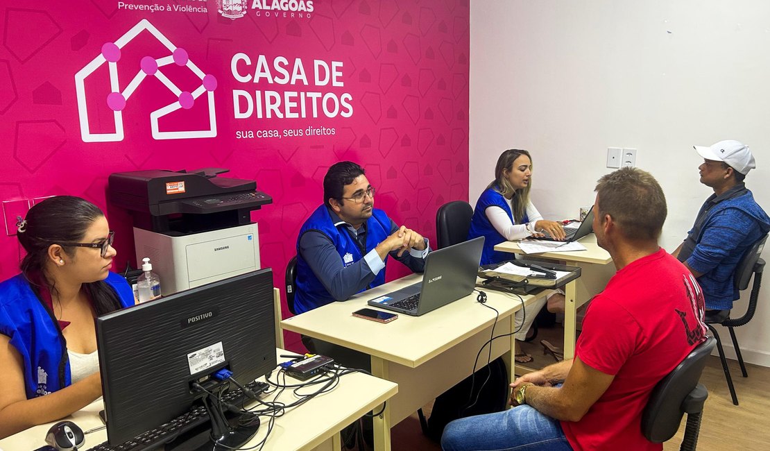 Casa de Direitos de Arapiraca passa a funcionar em novo endereço a partir do dia 23