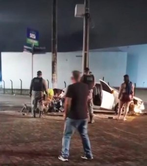 Acidente deixa motociclista ferido e condutor embriagado é preso no Benedito