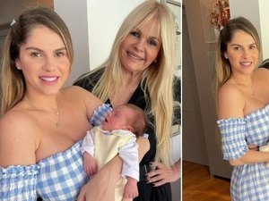 Bárbara e Monique Evans deixam seguidores encantados ao posar com a pequena Ayla: 'Três gerações'