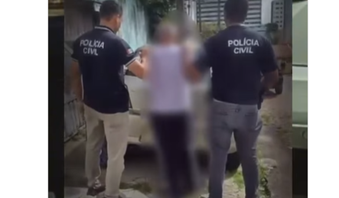 Polícia Civil prende suspeito de estuprar criança de quatro anos em Maceió