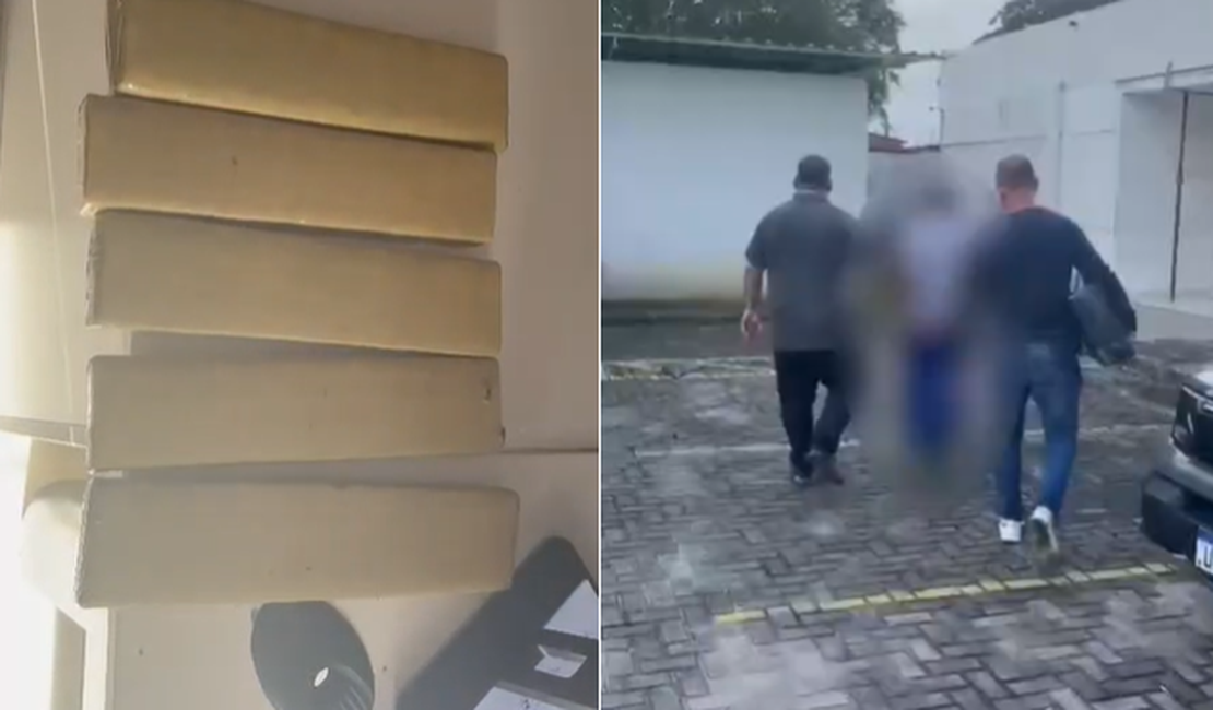 Homem é preso após receber encomenda de 4,7 kg de maconha em Rio Largo