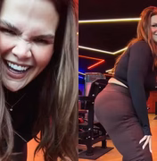 Thais Carla dança funk na academia: 'Agora sou solteira'