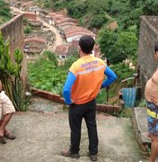 Defesa Civil atende 15 ocorrências e monitora chuvas em Maceió