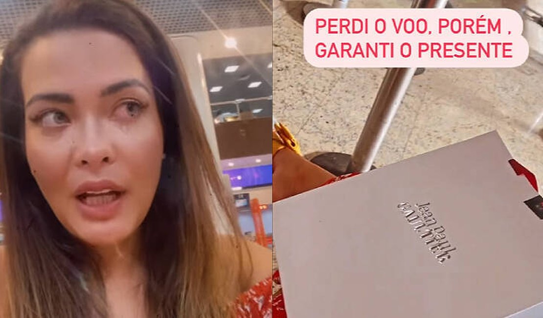 Geisy Arruda chora ao ter perfume furtado durante voo