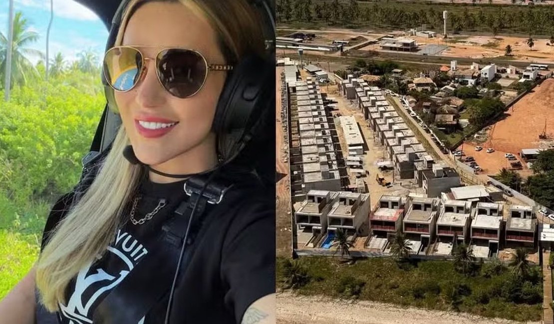 Deolane Bezerra apresenta condomínio de luxo em construção no litoral de Alagoas