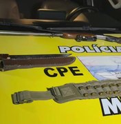 Homem é preso por porte ilegal de arma de fogo em São Luís do Quitunde