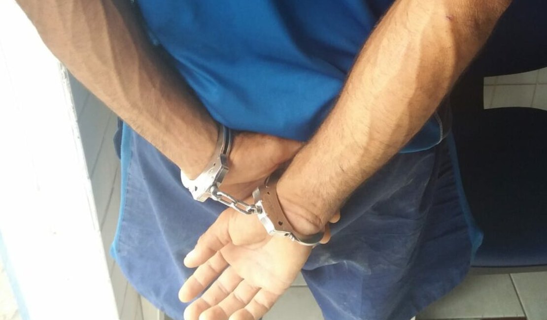 Suspeito de realizar assaltos é preso e confessa o crime em Rio Largo