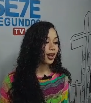 [Vídeo] Jovem cantora paulista, filha de pais alagoanos, mostra seu talento no 7Segundos