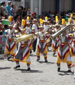 Arapiraca recebe etapa de evento cultural de bandas e fanfarras