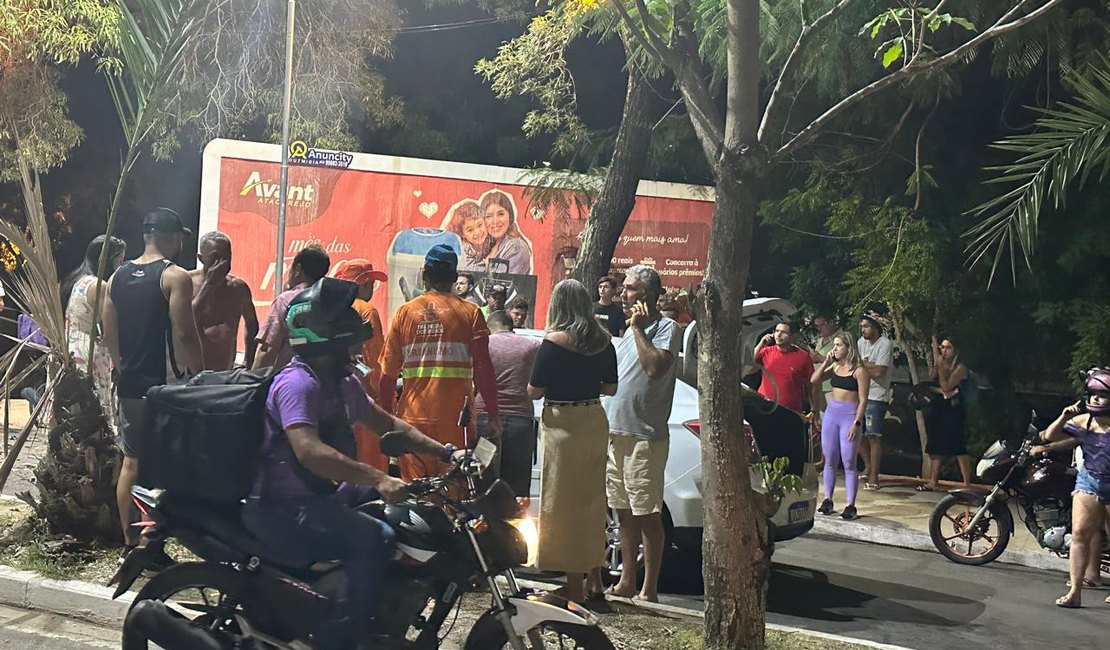 Acidente grave é registrado na noite desta quinta-feira (15), em Palmeira dos Índios