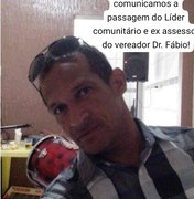 Chuchu, líder comunitário arapiraquense, morre de tuberculose