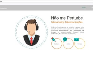 Site recebe a partir desta terça cadastro para lista de 'não perturbe' das teles