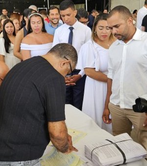 Casamento Coletivo: cartórios alagoanos formalizaram mais de 800 uniões em 2025; veja como participar