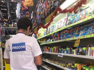 Material escolar: Procon Maceió divulga pesquisa de preços