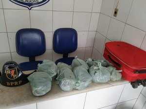 Maconha é apreendida dentro de transporte intermunicipal