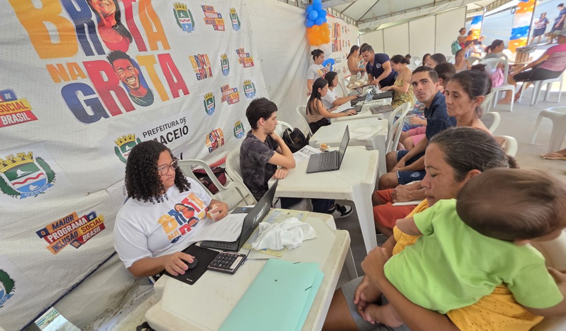 Prefeitura de Maceió leva serviços do Brota na Grota para o bairro do Rio Novo
