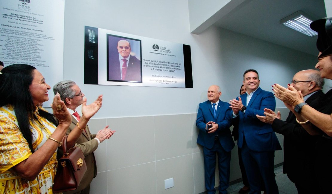 Governador participa da inauguração do novo Fórum da Comarca de Batalha