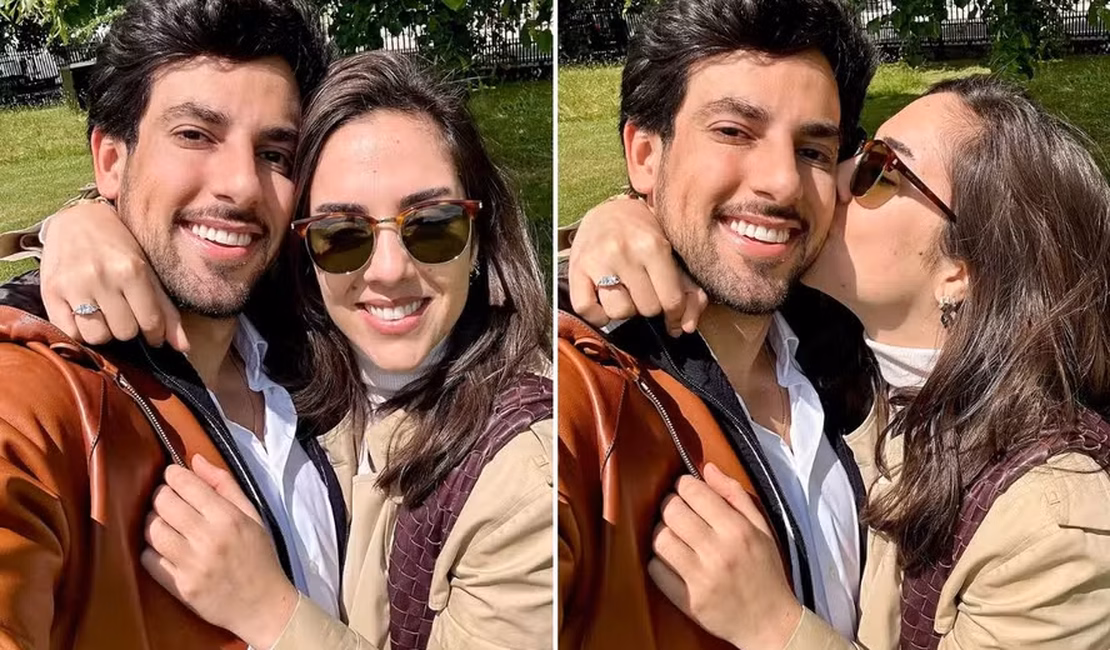 Filha de Faustão, Lara anuncia noivado com filho de presidente do São Paulo