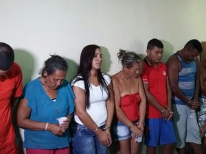 Operação integrada prende sete suspeitos de tráfico de drogas e homicídios