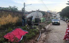 Motorista da Águas do Sertão morre após ser atropelado pelo próprio caminhão-pipa