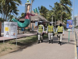 Alagoas amanhece neste sábado (29) com praias, comércio, bares e restaurantes fechados