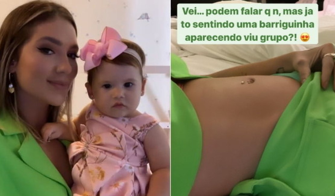 Grávida pela segunda vez, Virginia Fonseca fala sobre crescimento da barriga: 'Já estou sentindo'