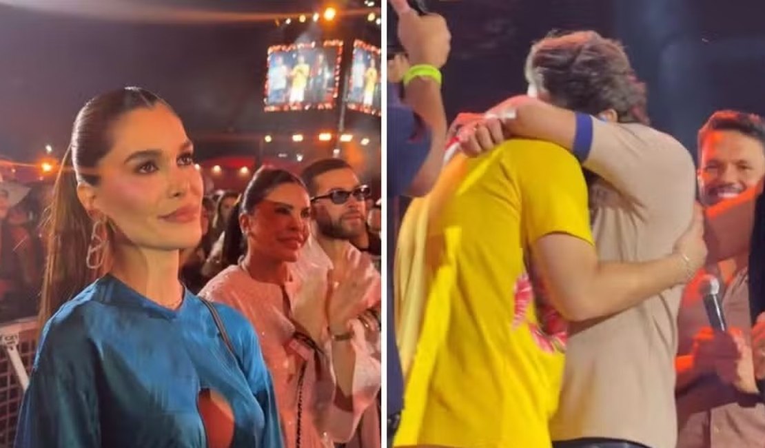 Hugo chora em show ao contar que esposa perdeu o bebê: ' É um aprendizado'