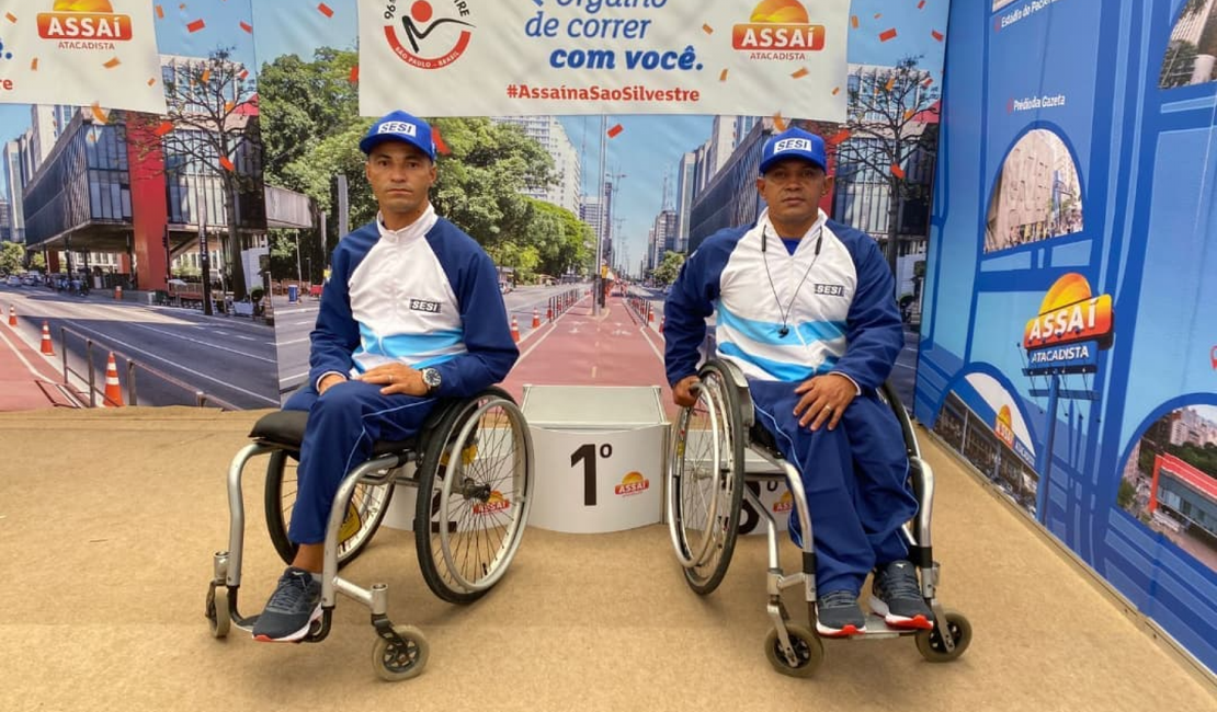 Paratleta alagoano conquista 2º lugar na 96ª corrida de São Silvestre com cadeira de rodas doada pela Semudh