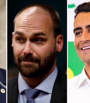 Lista de Eduardo com candidatos da família Bolsonaro em AL exclui Bebeto e JHC; confira