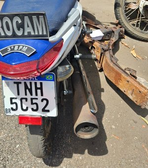 Polícia recupera moto com registro de furto em área de mata em Arapiraca