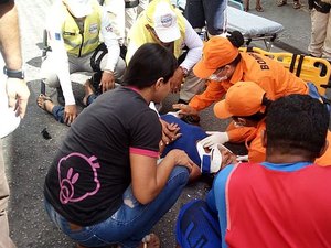 Ambulante é atropelada por ônibus no centro de Maceió