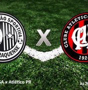 ASA enfrenta o Atlético Paranaense no Fumeirão em Arapiraca