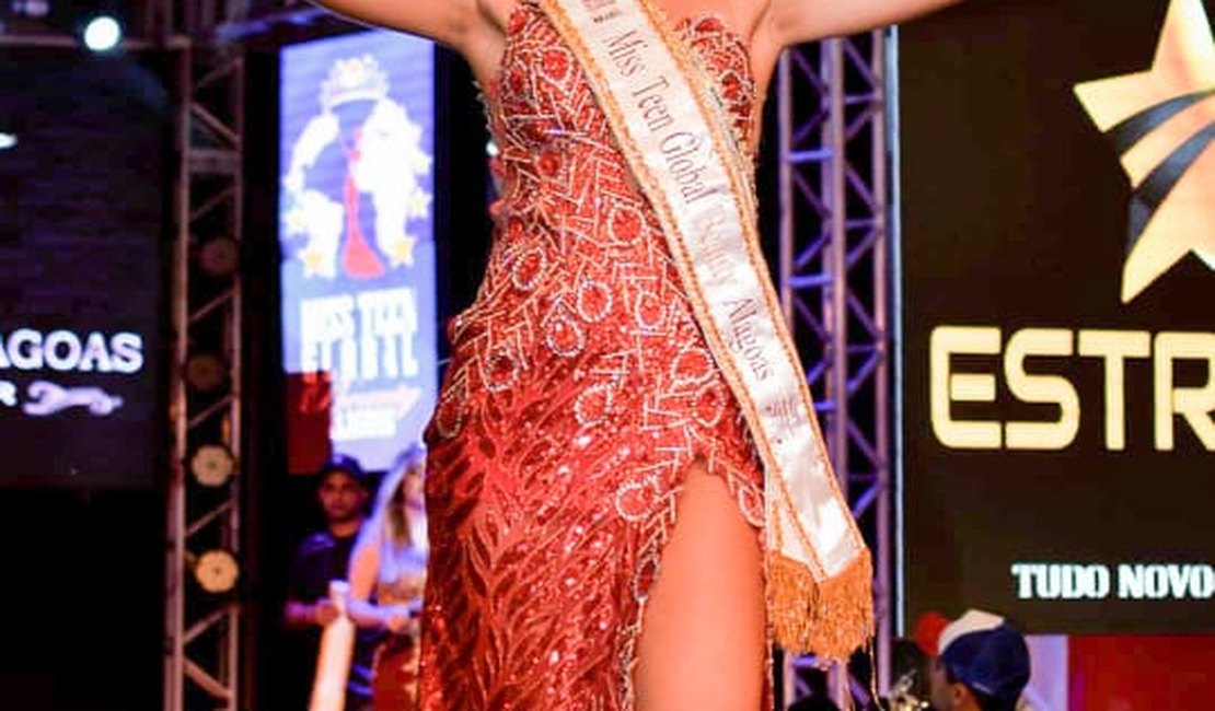 Lavinia Leandro vence o Miss Teen Alagoas 2019 e embarca para o Miss Teen Brasil