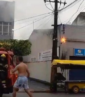 Loteria de São Luís do Quitunde sofre princípio de incêndio