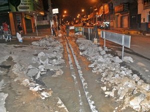 Problema antigo em calha da Rua 15 é solucinado pela prefeitura