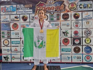 Vitória é campeã no Kata no 21º Campeonato Alagoano de Karatê Interestilos