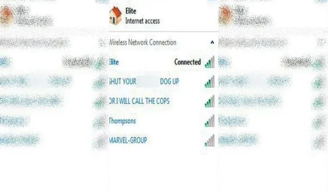 Homem ameaça vizinho trocando nome de Wi-Fi: “Cala a boca do seu cão”