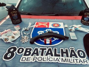 PM apreende 22 armas de fogo e 42 quilos de entorpecentes em uma semana
