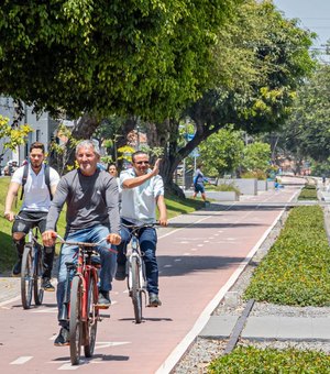 Ciclovia do Trabalhador já contempla 90% da área central de Arapiraca