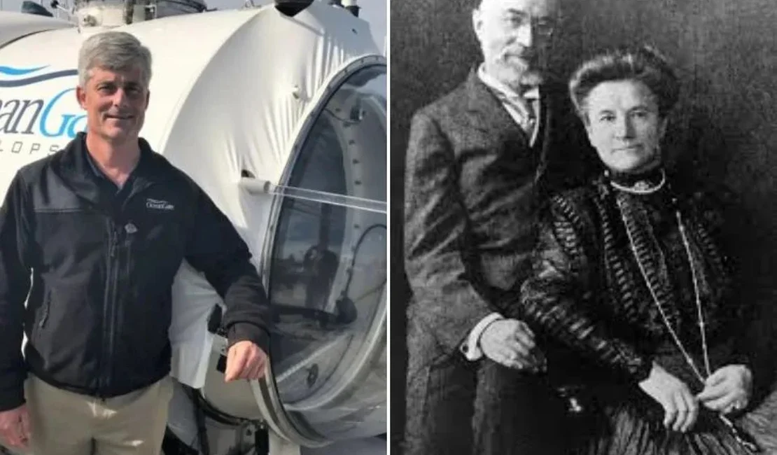 Mulher de piloto do submarino é parente de casal retratado no filme Titanic