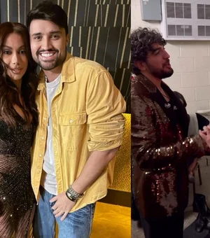 Lucas Faxineiro e Matheus Lucas encontram famosos em Las Vegas