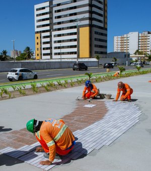 Obras de urbanização do Renasce Salgadinho avançam na Praia da Avenida