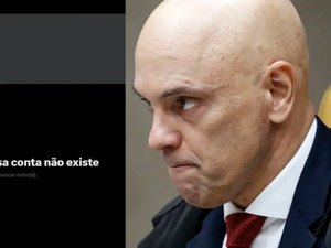 Conta de Alexandre de Moraes é desativada na rede social X