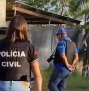 Polícia Civil cumpre mandado em chácara para apurar morte de jovem em Santa Luzia do Norte