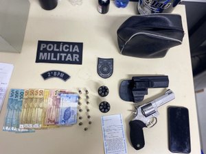 Armas e drogas são apreendidas durante cumprimento de mandado em União dos Palmares