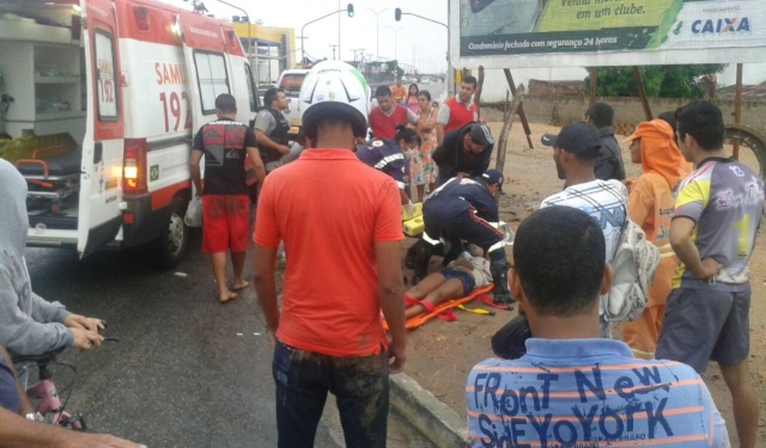 Acidente na Avenida José Alexandre deixa três feridos