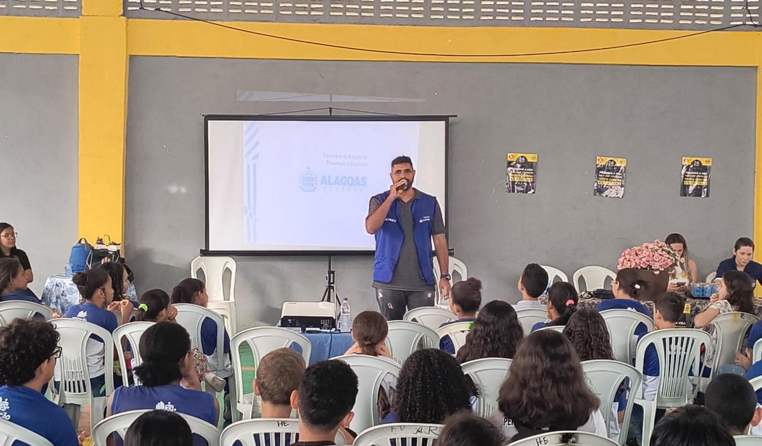 Seprev amplia ações de prevenção à violência nas escolas de Alagoas