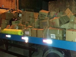 Carga de charque roubada na BR 101 é encontrada em Penedo e Itabaiana